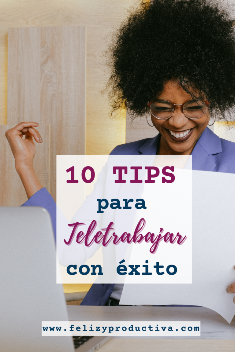 10 tips para triunfar en el teletrabajo